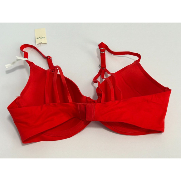 NWT Aerie Women's Red Real Sunnie Full Coverage Underwire T-Shirt Bra Size 32C - Picture 2 of 6